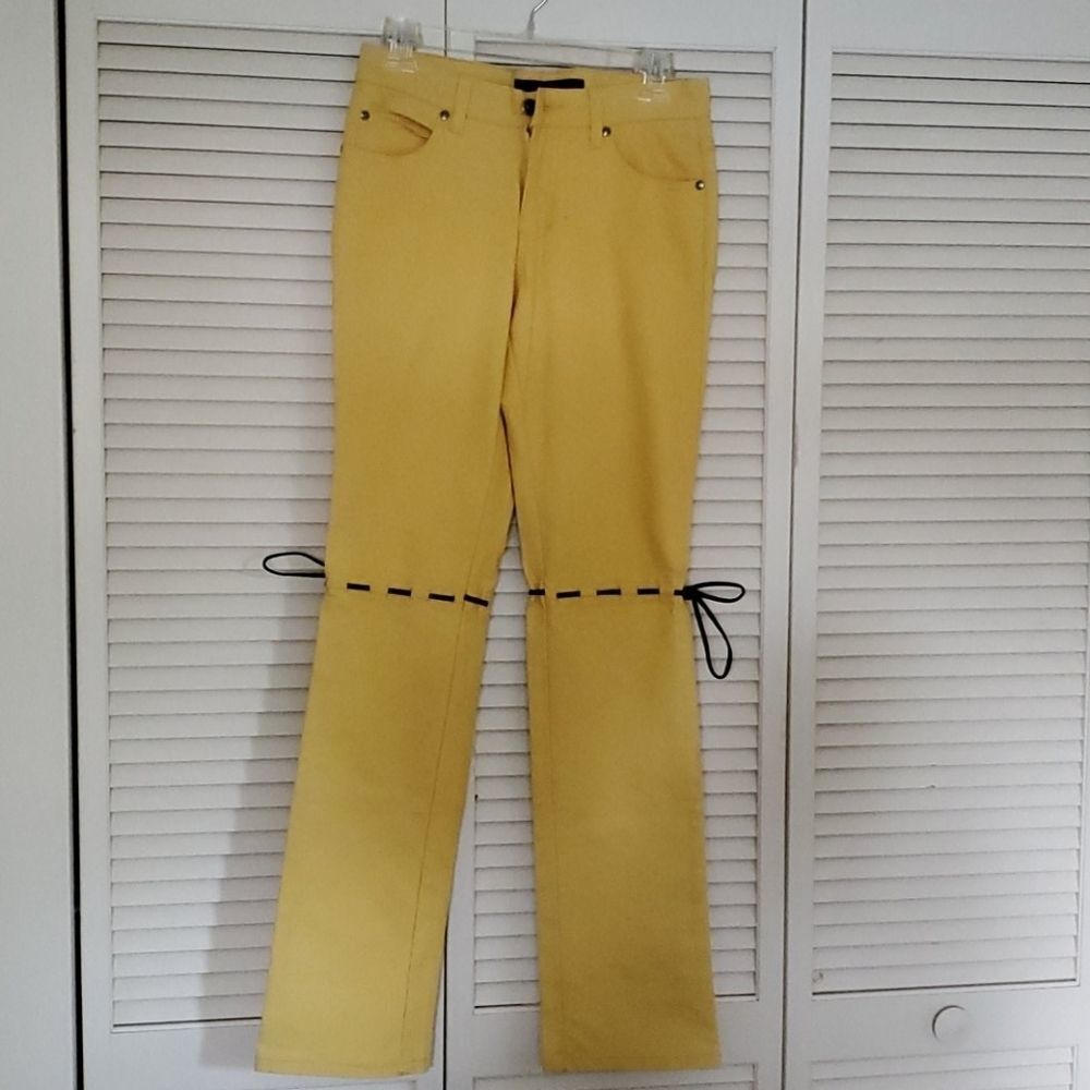  ELLA woman 5 yellow bell bottom jeans